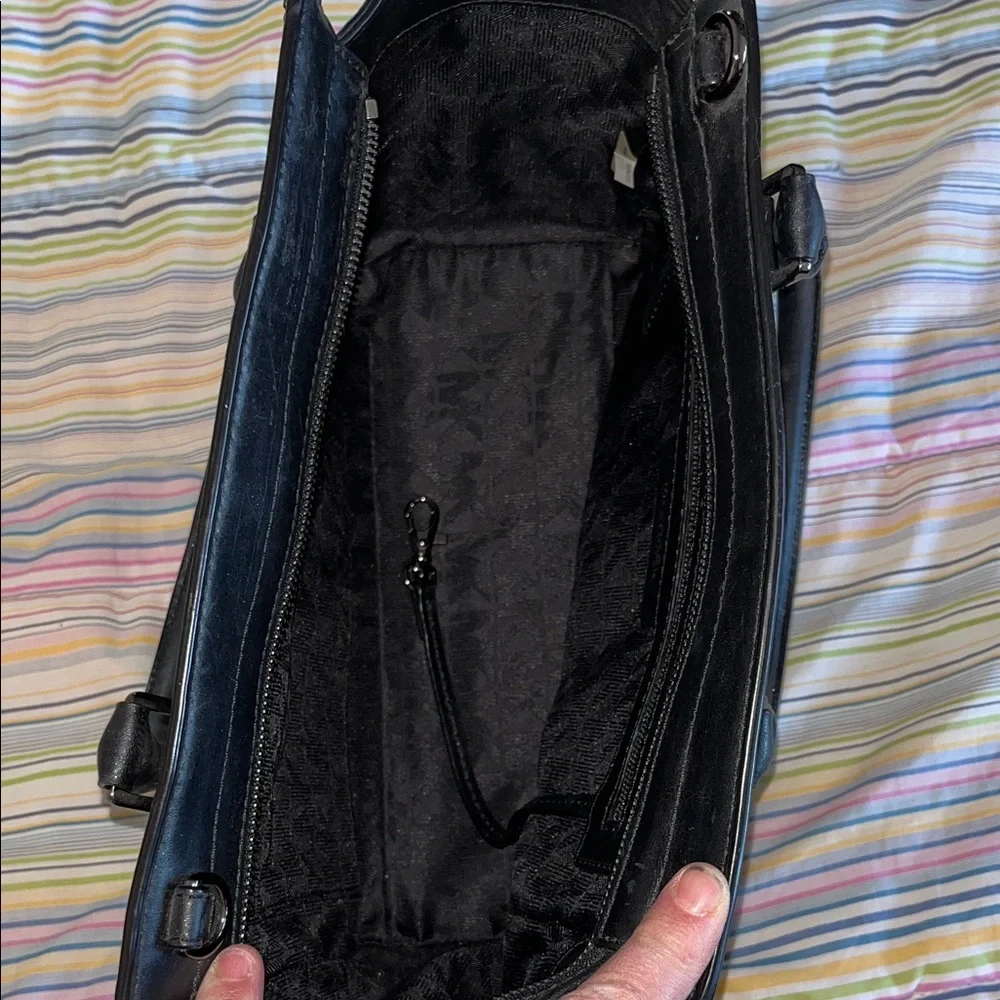 Michael Kors Black Studded Quilted Satchel‎ - Picture 8 of 12